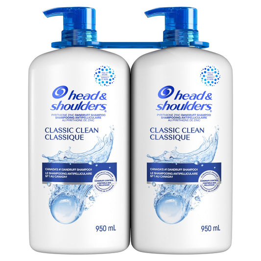 Head & Shoulders Classic Clean Anti-Dandruff Shampoo, 950 mL
