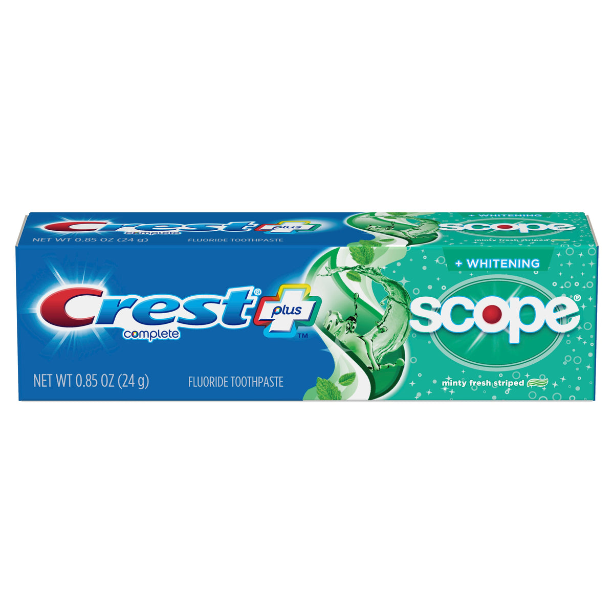 Crest Complete Plus Whitening + Scope Toothpaste, Minty Fresh, 50 mL