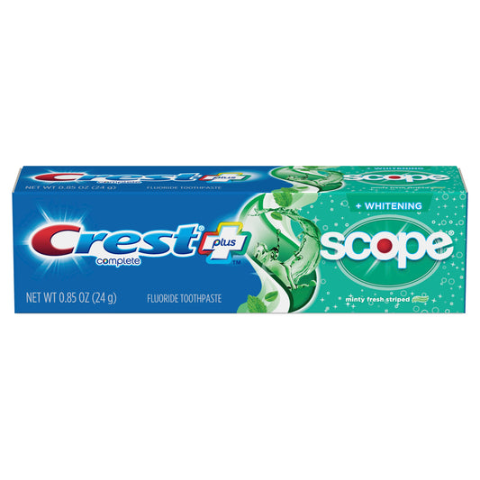 Crest Complete Plus Whitening + Scope Toothpaste, Minty Fresh, 50 mL