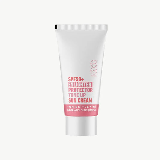 Tone Equalizer High Protection SPF 50+ Brightening Pink Facial Sun Cream 50 ml.