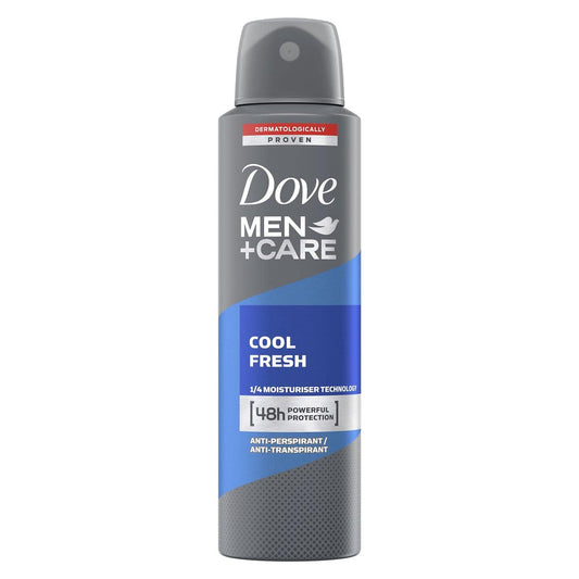 Dove Men+Care Cool Fresh Antiperspirant Spray, 150 mL