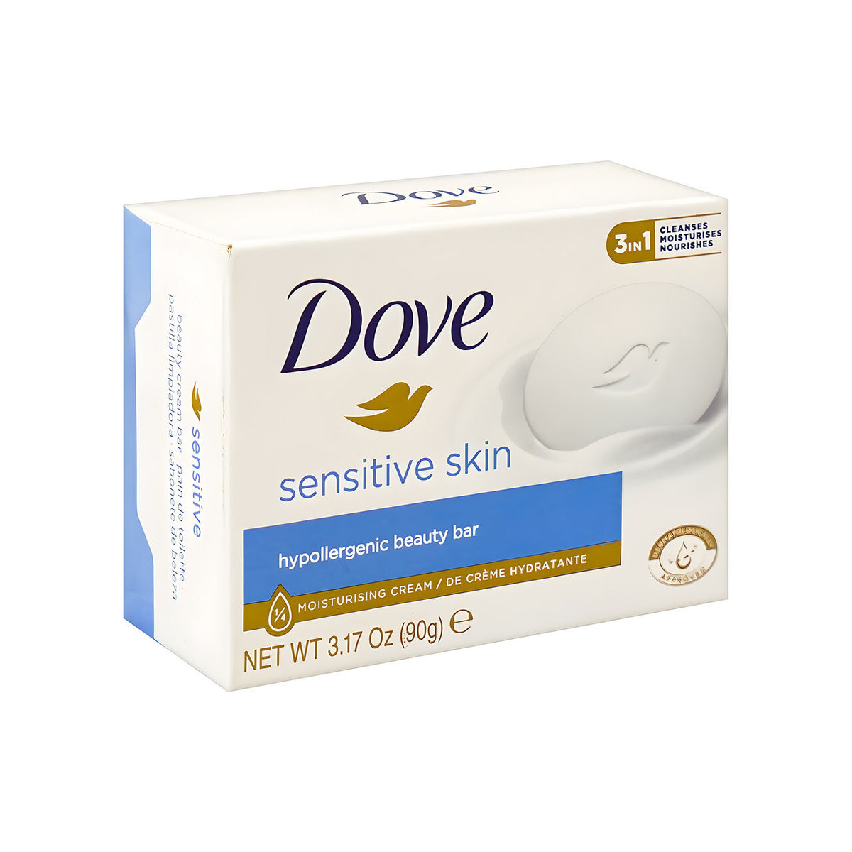 Dove Sensitive Skin Beauty Bar, 90 g