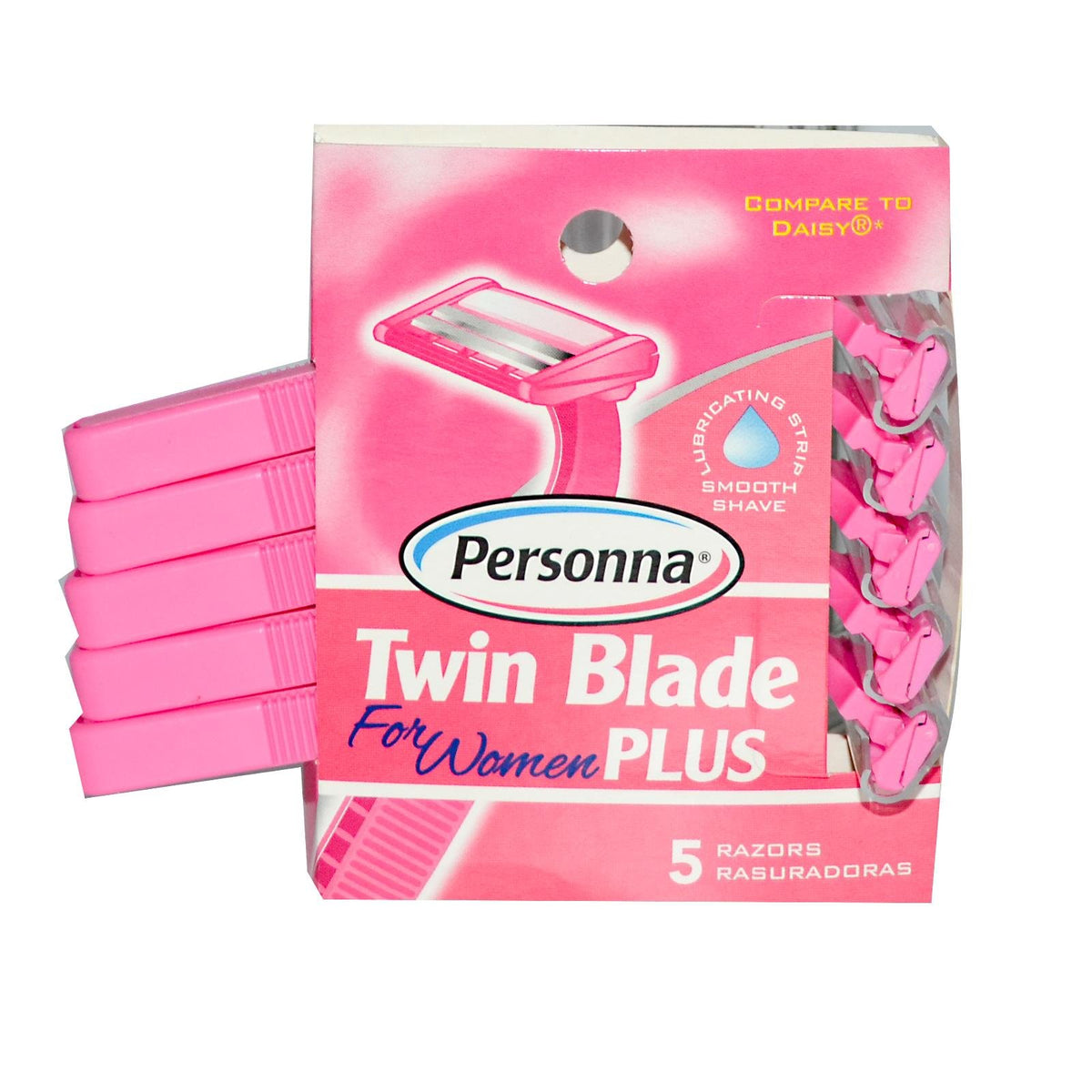 Personna Women's Twin Blade Razors, 5-Pack