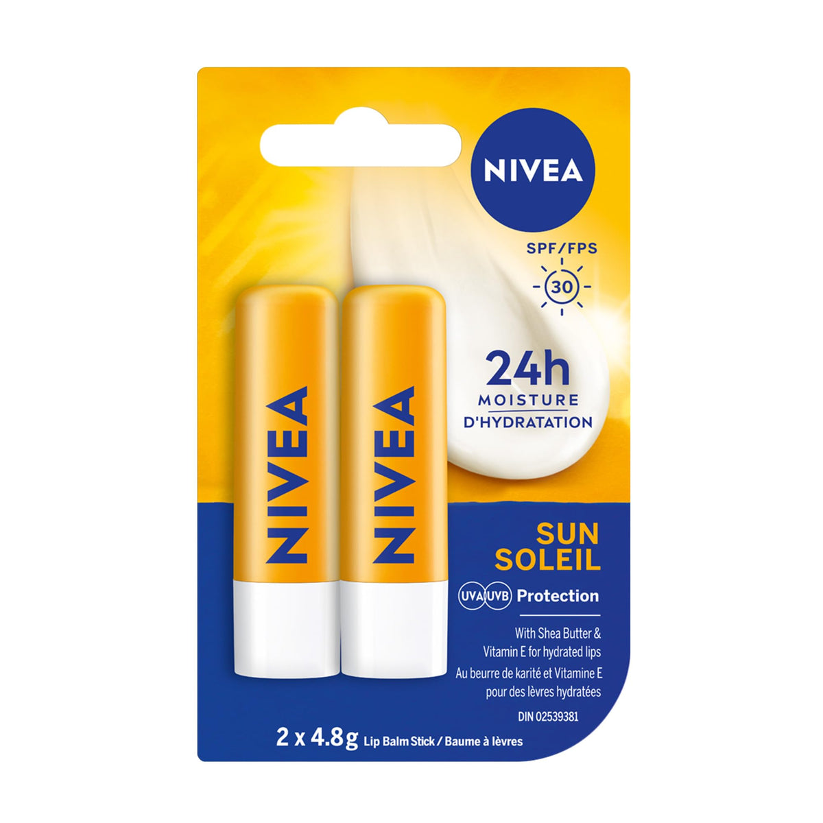 NIVEA Sun Protect Lip Balm SPF 30, 4.8 g