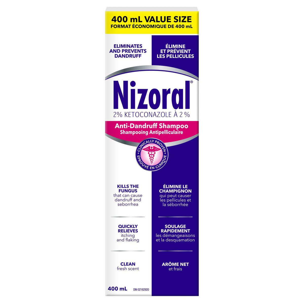 Nizoral Anti-Dandruff Shampoo, 400 mL