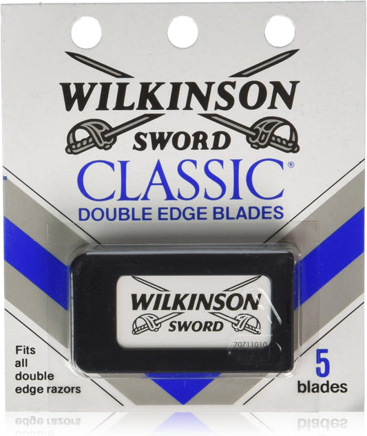 Wilkinson Sword Classic Double Edge Blades, 5-Pack