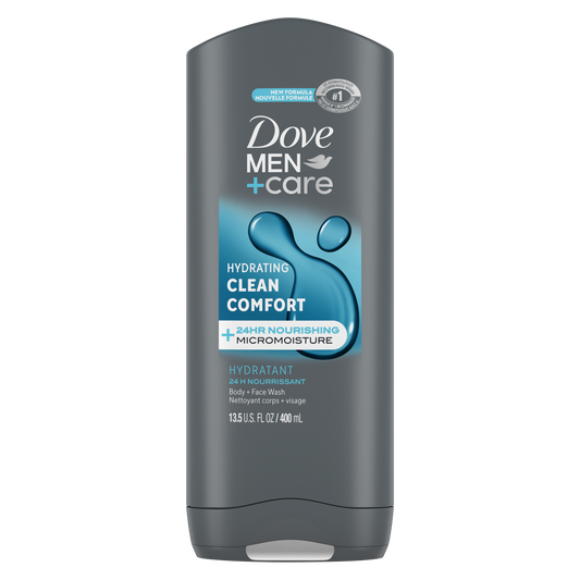 Dove Men+Care Clean Comfort Body & Face Wash, 88 mL
