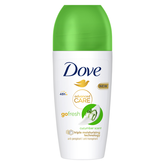 Dove Go Fresh Cucumber Roll-On Antiperspirant, 50 mL