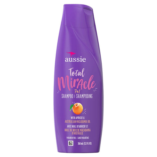 Aussie Total Miracle 7-in-1 Shampoo, 360 mL
