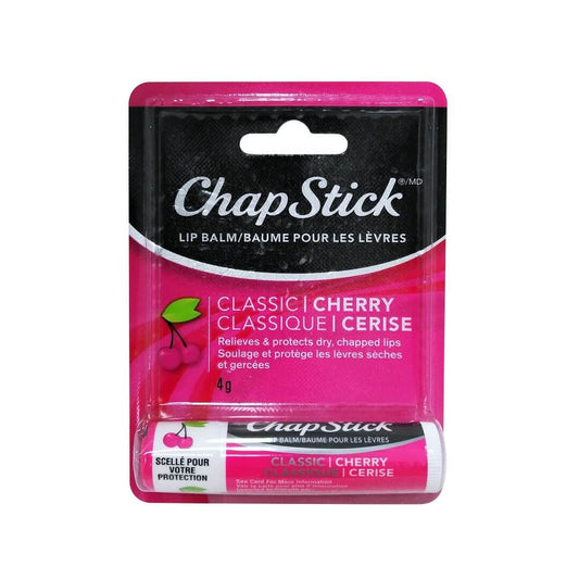 ChapStick Classic Lip Balm, Cherry, 4 g