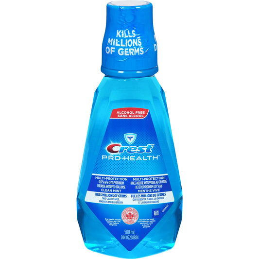 Crest Pro-Health Enamel Care Mouthwash, Fresh Mint, 500 mL