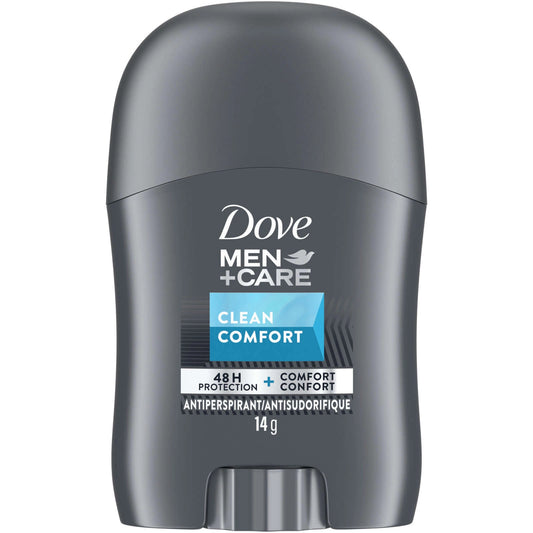 Dove Men+Care Clean Comfort Antiperspirant, Travel Size, 14 g