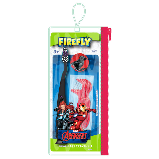 Firefly Avengers Toothbrush Travel Kit with Cap