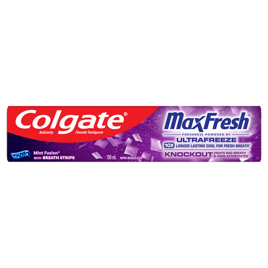 Colgate MaxFresh Knockout Toothpaste, 52 mL