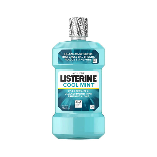 Listerine Cool Mint Antiseptic Mouthwash, 250 mL