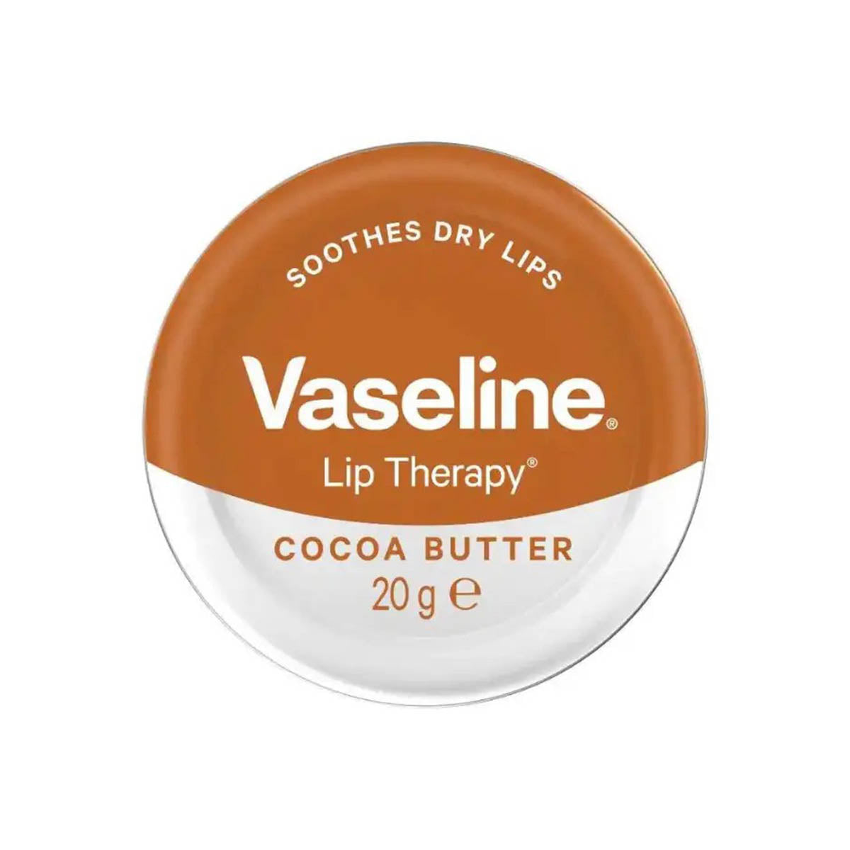 Vaseline Lip Therapy, Cocoa Butter, 20 g