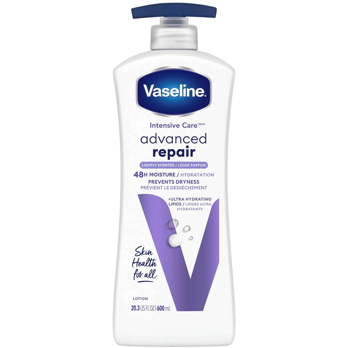 Vaseline Intensive Care Dry Skin Repair Body Lotion, 600 mL
