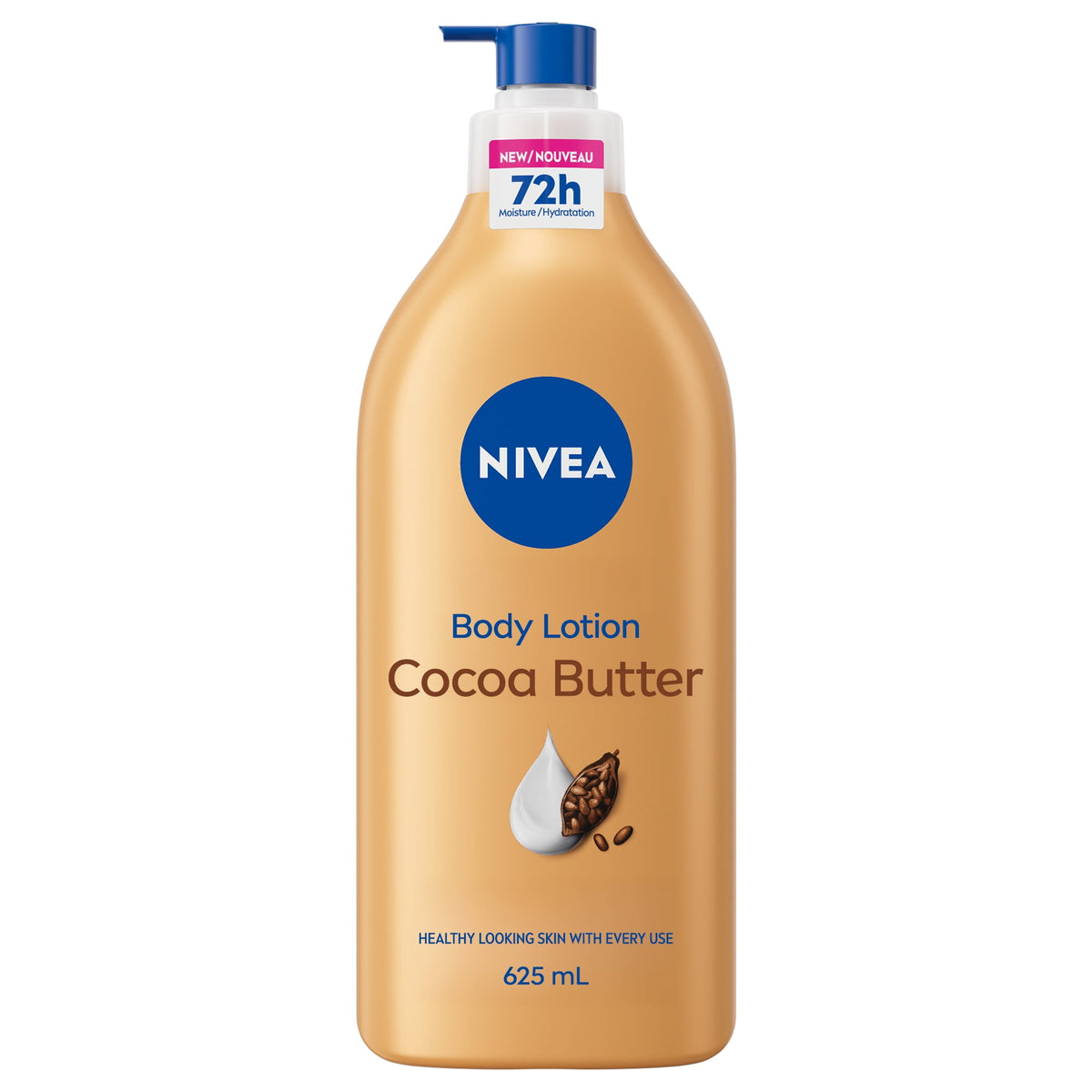 NIVEA Cocoa Butter Body Lotion, 625 mL