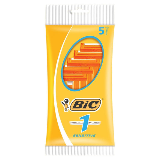 BIC Sensitive Disposable Razors, 5-Pack