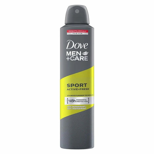 Dove Men+Care Sport Fresh Dry Spray Antiperspirant, 107 g