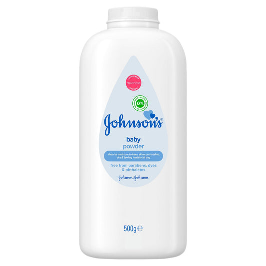 Johnson's Baby Powder, Classic White, 500 g