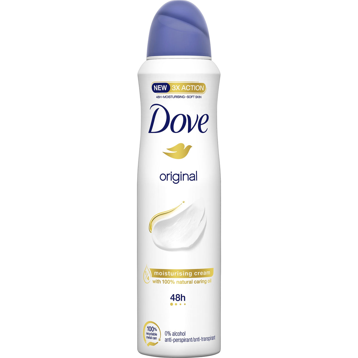 Dove Original Antiperspirant Spray, 150 mL