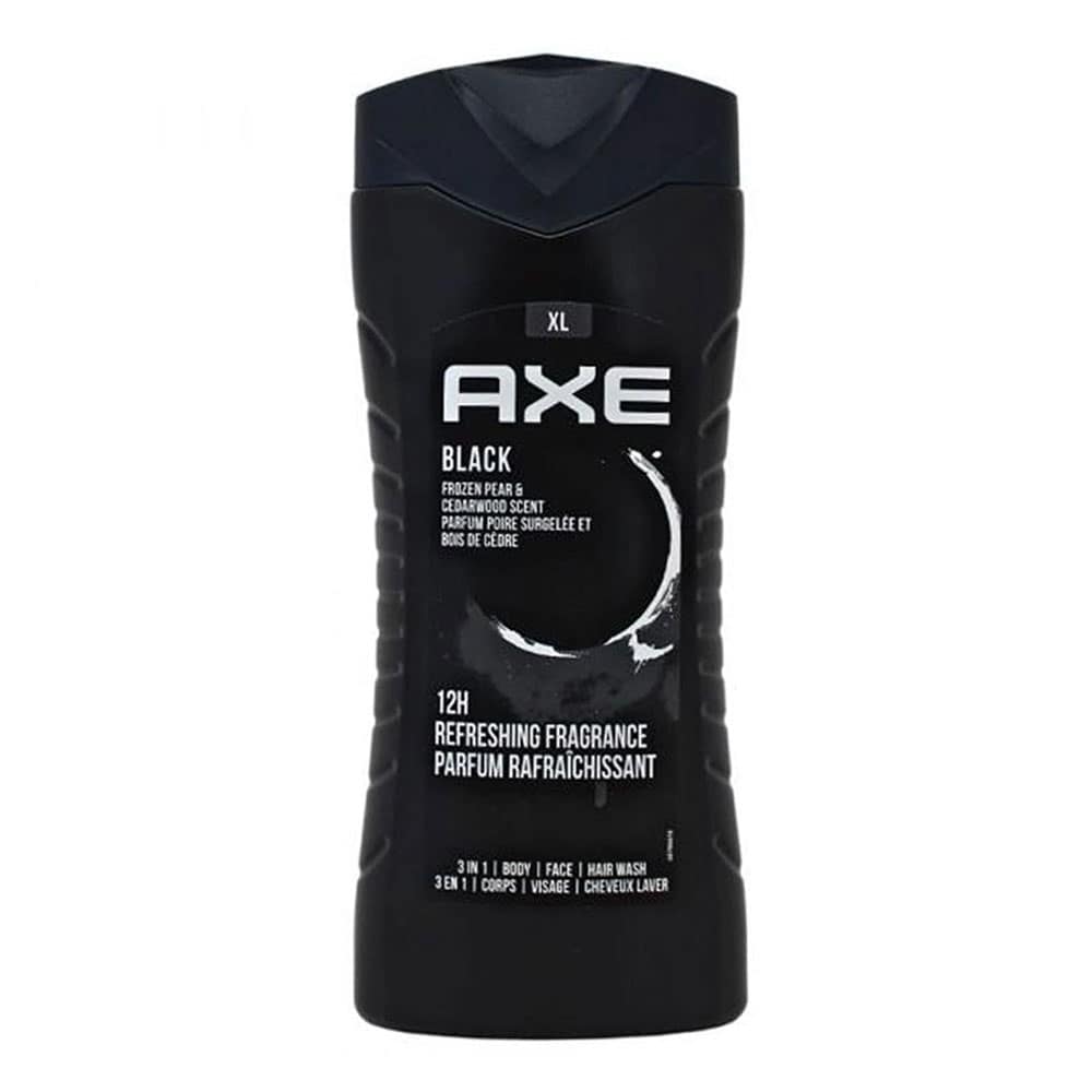 AXE Black 3-in-1 Body Wash, 400 mL